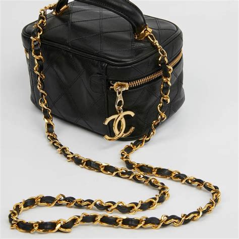 chanel vanity case purse|chanel vintage vanity case bag.